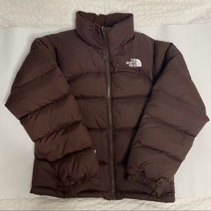 RARE BROWN THE NORTH FACE PUFFER